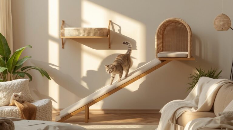 19 katzengerechte Ideen für einen Katzenspielplatz im Wohnzimmer