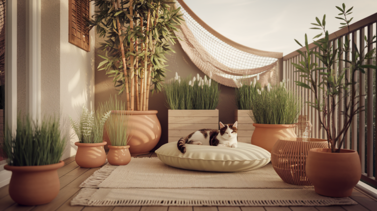 12 Katzenbalkon Ideen für ein sicheres und traumhaftes kleines Paradies