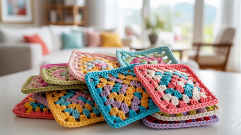 10 schöne Granny Square Häkeln Ideen