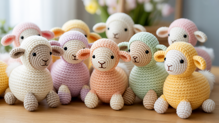 10 schöne Osterlamm Häkeln Ideen