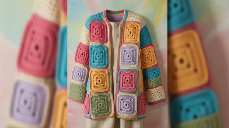 10 schöne Square Cardigan Häkeln Ideen