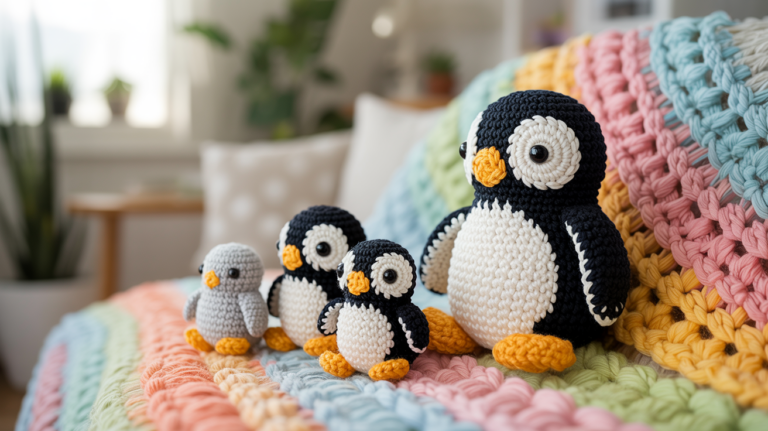 10 schöne Pinguin Häkeln Ideen