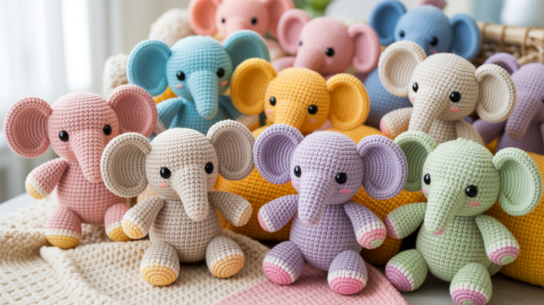 10 schöne Elefant Häkeln Ideen