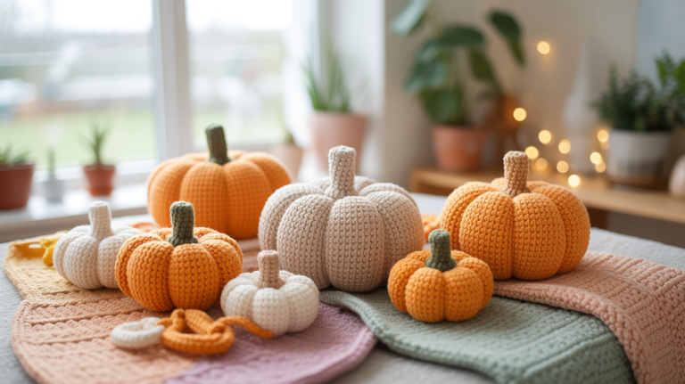 10 schöne Kürbis Häkeln Ideen