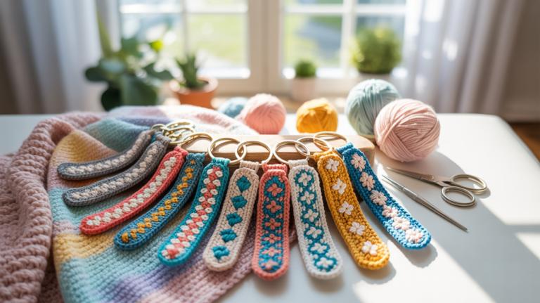 10 schöne Schlüsselband Häkeln Ideen