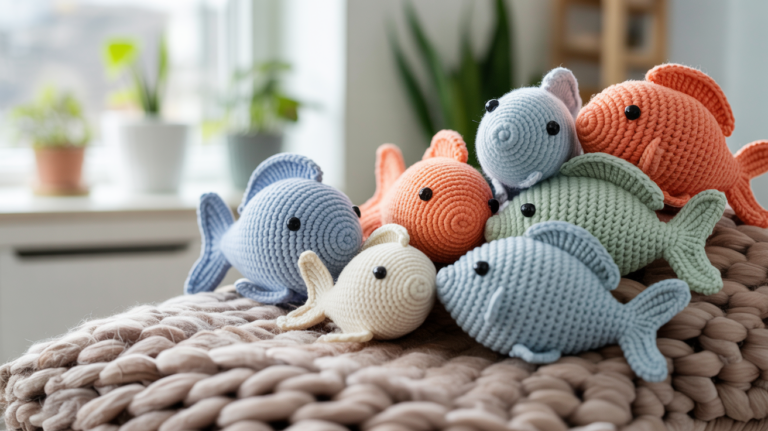 10 schöne Fisch Häkeln Ideen
