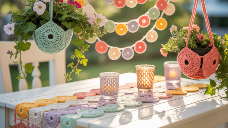 10 schöne Sommerdeko Häkeln Ideen