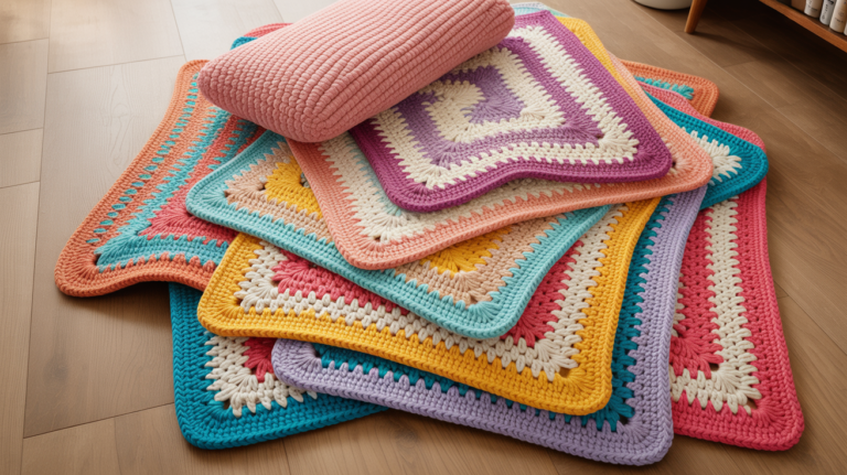 10 schöne Teppich Häkeln Ideen