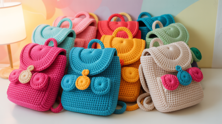 10 schöne Rucksack Häkeln Ideen