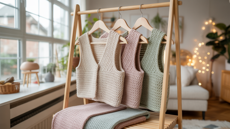 10 schöne Weste Häkeln Ideen