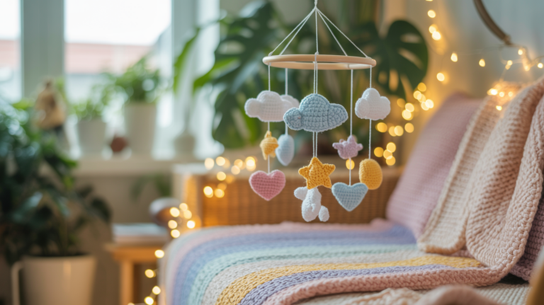 10 schöne Mobile Häkeln Ideen
