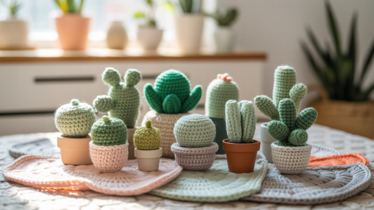 10 schöne Kaktus Häkeln Ideen