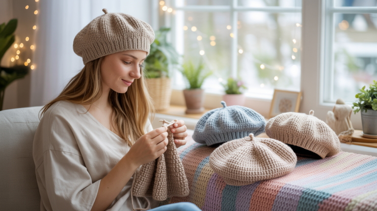 10 schöne Beret Häkeln Ideen