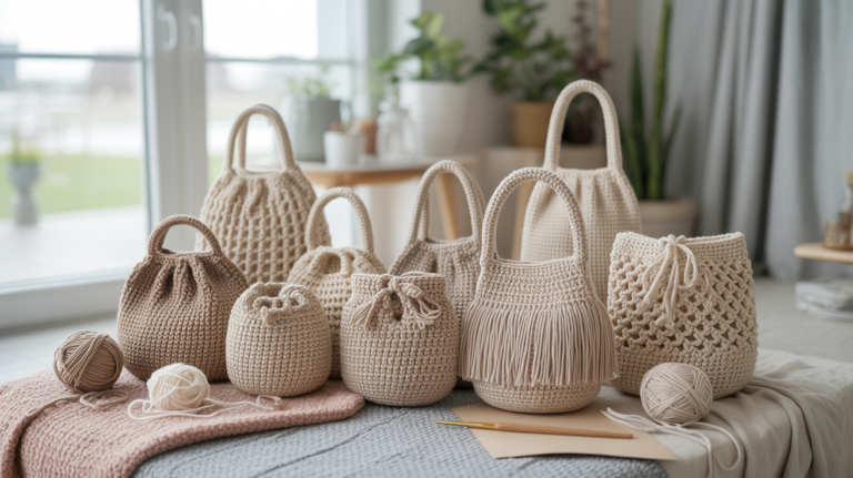 10 schöne Boho Taschen Häkeln Ideen