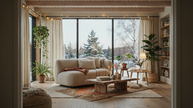 10 Ideen, um einen kleinen Wintergarten gemütlich einzurichten