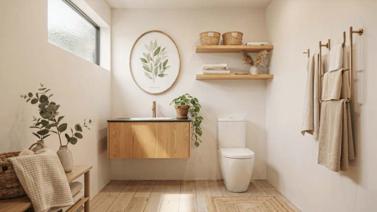 12 Stauraum Ideen für ein kleines Gäste WC