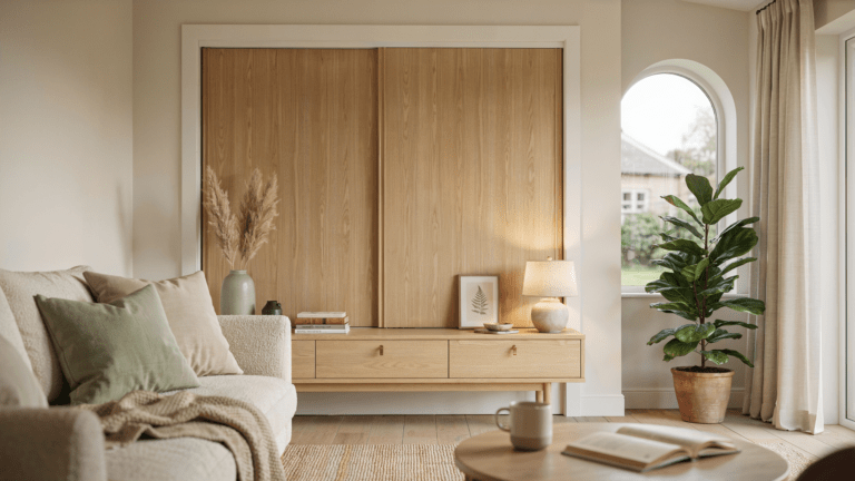 12 Ideen, den Fernseher im Wohnzimmer zu verstecken