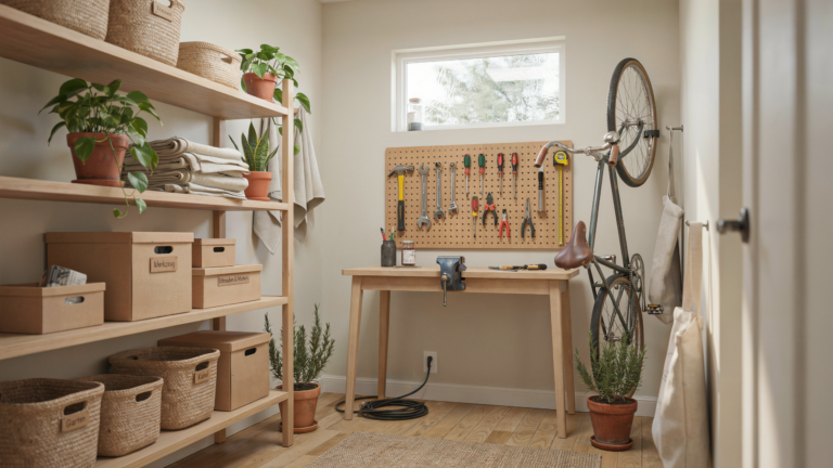 10 Ideen, eine kleine Garage optimal zu nutzen