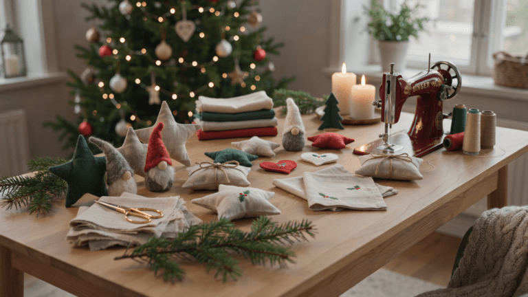 17 schöne Nähideen zu Weihnachten für gemütliche Dekorationen