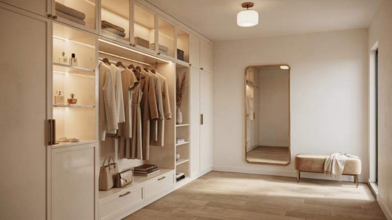 10 kleine Ankleidezimmer Ideen mit Luxus Flair