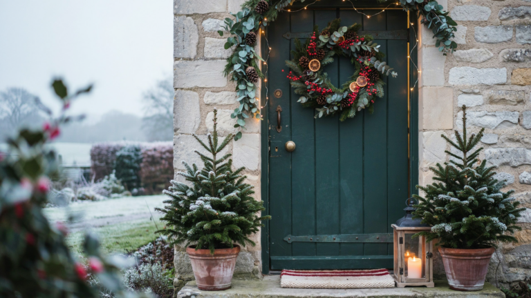 13 schöne Türkranz Ideen zu Weihnachten für einen einladenden Eingang